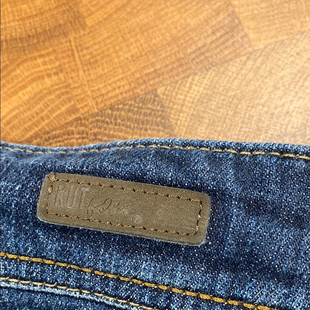 Kut from the Kloth Blue Cropped Ankle Jeans - Picture 4 of 6